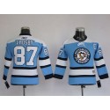 Penguins #87 Sidney Crosby Stitched Blue Jersey