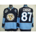 Penguins #87 Sidney Crosby Stitched Dark Blue 2011 Winter Classic Vintage Jersey