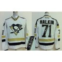 Penguins #71 Evgeni Malkin White 2014 Stadium Series Autographed Stitched Jersey