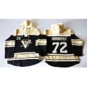 Penguins #72 Patric Hornqvist Black Sawyer Hooded Sweatshirt Stitched Jersey