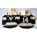 Penguins #14 Chris Kunitz Black Sawyer Hooded Sweatshirt Stitched Jersey