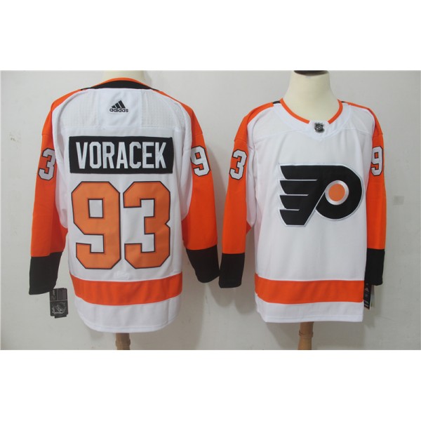 Philadelphia Flyers #93 Jakub Voracek White Stitched Adidas Jersey