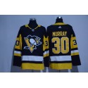 Pittsburgh Penguins #30 Matt Murray Black Adidas Stitched Jersey