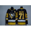 Pittsburgh Penguins #71 Evgeni Malkin Black Adidas Stitched Jersey