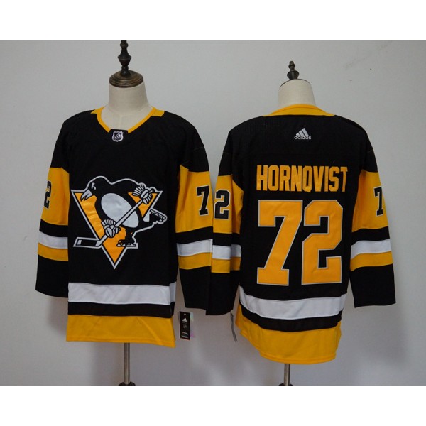 Pittsburgh Penguins #72 Patric Hornqvist Black Stitched Adidas Jersey