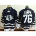 Predators #76 P.K Subban Blue Third Stitched Jersey