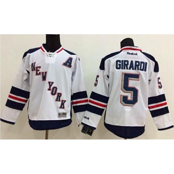 Rangers #5 Dan Girardi White 2014 Stadium Series Stitched Jersey