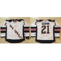 Rangers #21 Derek Stepan White 2014 Stadium Series Stitched Jersey