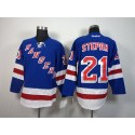 Rangers #21 Derek Stepan Stitched Blue Jersey