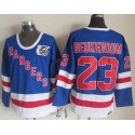 Rangers #23 Jeff Beukeboom Blue CCM 75TH Stitched Jersey