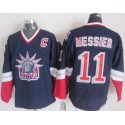 Rangers #11 Mark Messier Navy Blue CCM Statue Of Liberty Stitched Jersey