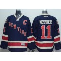 Rangers #11 Mark Messier Dark Blue Third Stitched Jersey