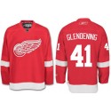 Red Wings #41 Luke Glendening Red Stitched Jersey