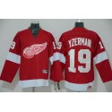 Red Wings #19 Steve Yzerman Red CCM Stitched Jersey