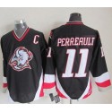 Sabres #11 Gilbert Perreault Black CCM Throwback Stitched Jersey