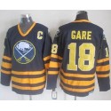 Sabres #18 Danny Gare Navy Blue CCM Throwback Stitched Jersey