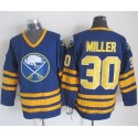 Sabres #30 Ryan Miller Navy Blue CCM Throwback Stitched Jersey