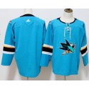 San Jose Sharks Teal Stitched Adidas Jersey