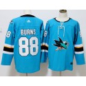 San Jose Sharks #88 Brent Burns Teal Stitched Adidas Jersey