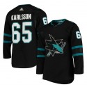 San Jose Sharks #65 Erik Karlsson Black Stitched Jersey