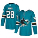 San Jose Sharks #28 Timo Meier Teal Stitched Jersey