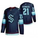 Seattle Kraken #21 Alex Wennberg Navy Stitched Jersey