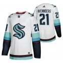Seattle Kraken #21 Alex Wennberg White Stitched Jersey