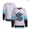 Seattle Kraken Blank White Stitched Jersey