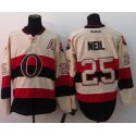 Senators #25 Chris Neil Cream 2014 Heritage Classic Stitched Jersey
