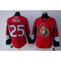Senators #25 Chris Neil Stitched Red Jersey