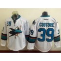 Sharks #39 Logan Couture White Stitched Jersey