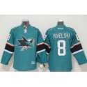 Sharks #8 Joe Pavelski Stitched Teal Jersey