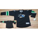 Sharks Blank Stitched Black Jersey