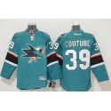 Sharks #39 Logan Couture Teal Stitched Jersey