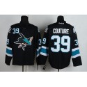 Sharks #39 Logan Couture Black Stitched Jersey