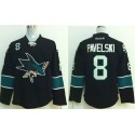 Sharks #8 Joe Pavelski Stitched Black Jersey
