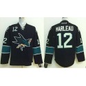 Sharks #12 Patrick Marleau Stitched Black Jersey
