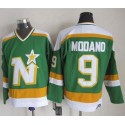 Stars #9 Mike Modano Stitched Green CCM Throwback Jersey
