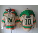 Stars #10 Patrick Sharp Cream Sawyer Hooded Sweatshirt Stitched Jersey