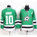 Stars #10 Patrick Sharp Green Stitched Jersey