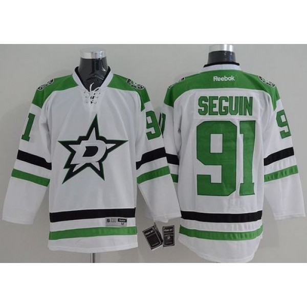 Stars #91 Tyler Seguin New White Stitched Jersey