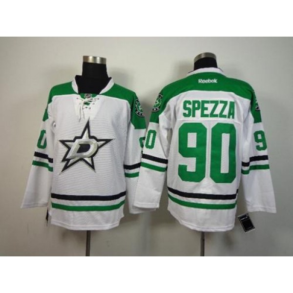 Stars #90 Jason Spezza White Stitched Jersey