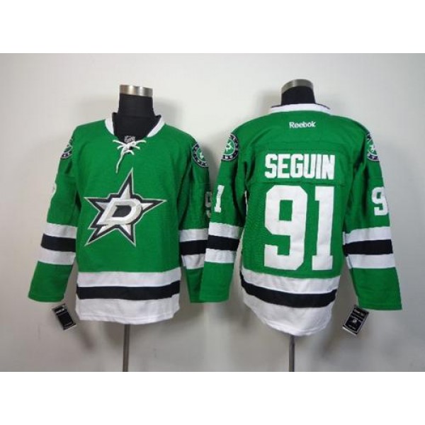 Stars #91 Tyler Seguin Green Stitched Jersey