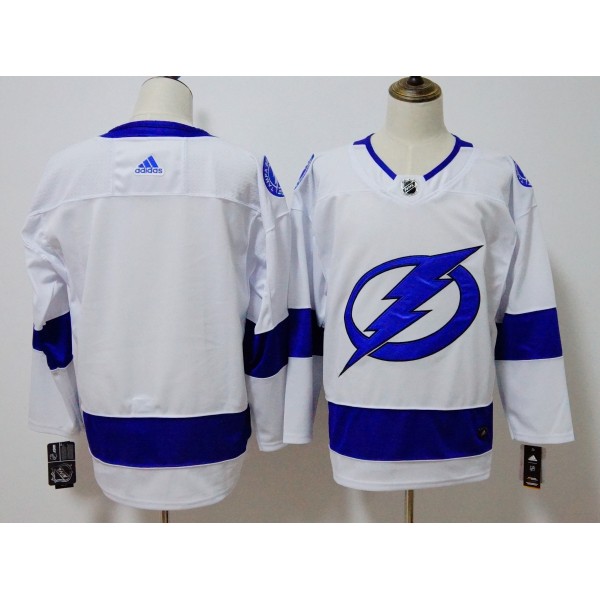 Tampa Bay Lightning White Stitched Adidas Jersey