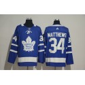Toronto Maple Leafs #34 Auston Matthews Blue Adidas Stitched Jersey