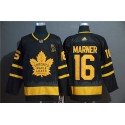 Toronto Maple Leafs #16 Mitchell Marner Black Golden City Edition Stitched Jersey