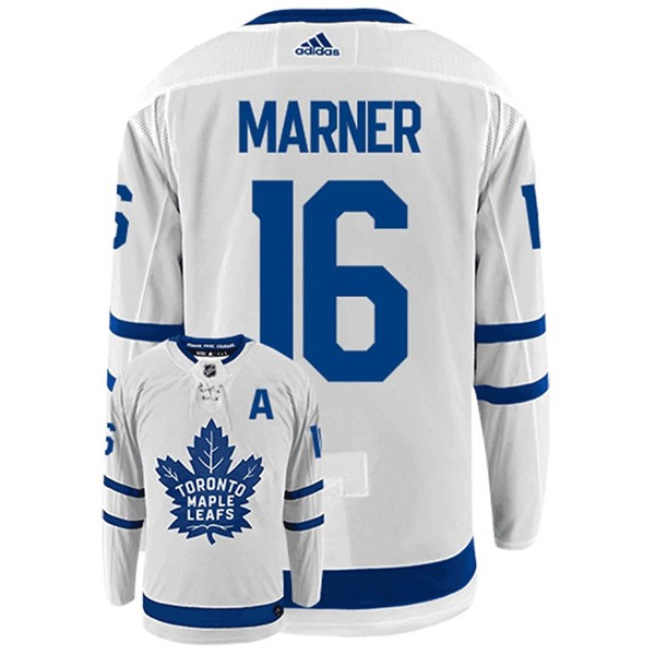 Toronto Maple Leafs #16 Mitchell Marner White Stitched Jersey