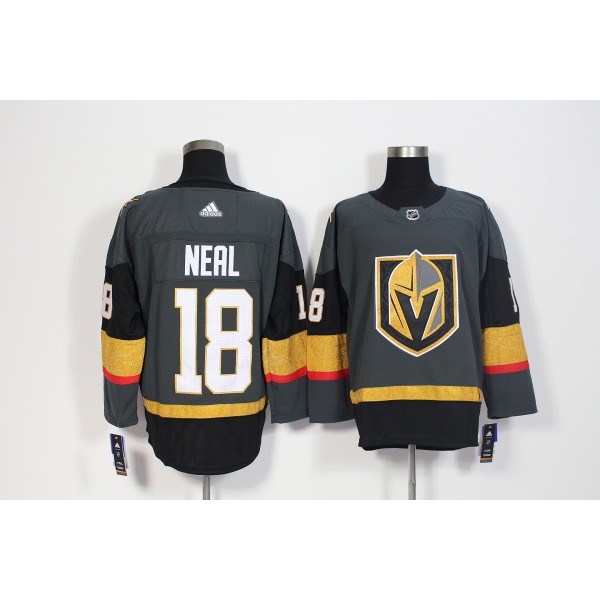 Vegas Golden Knights #18 James Neal Grey Stitched Adidas Jersey