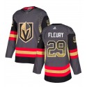 Vegas Golden Knights #29 Marc-Andre Fleury Grey Drift Fashion Stitched Jersey
