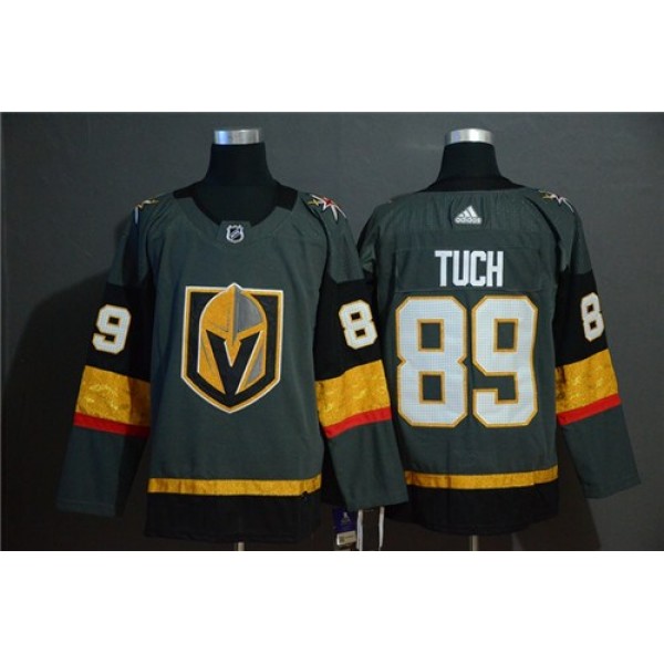Vegas Golden Knights #89 Alex Tuch Grey Stitched Jersey